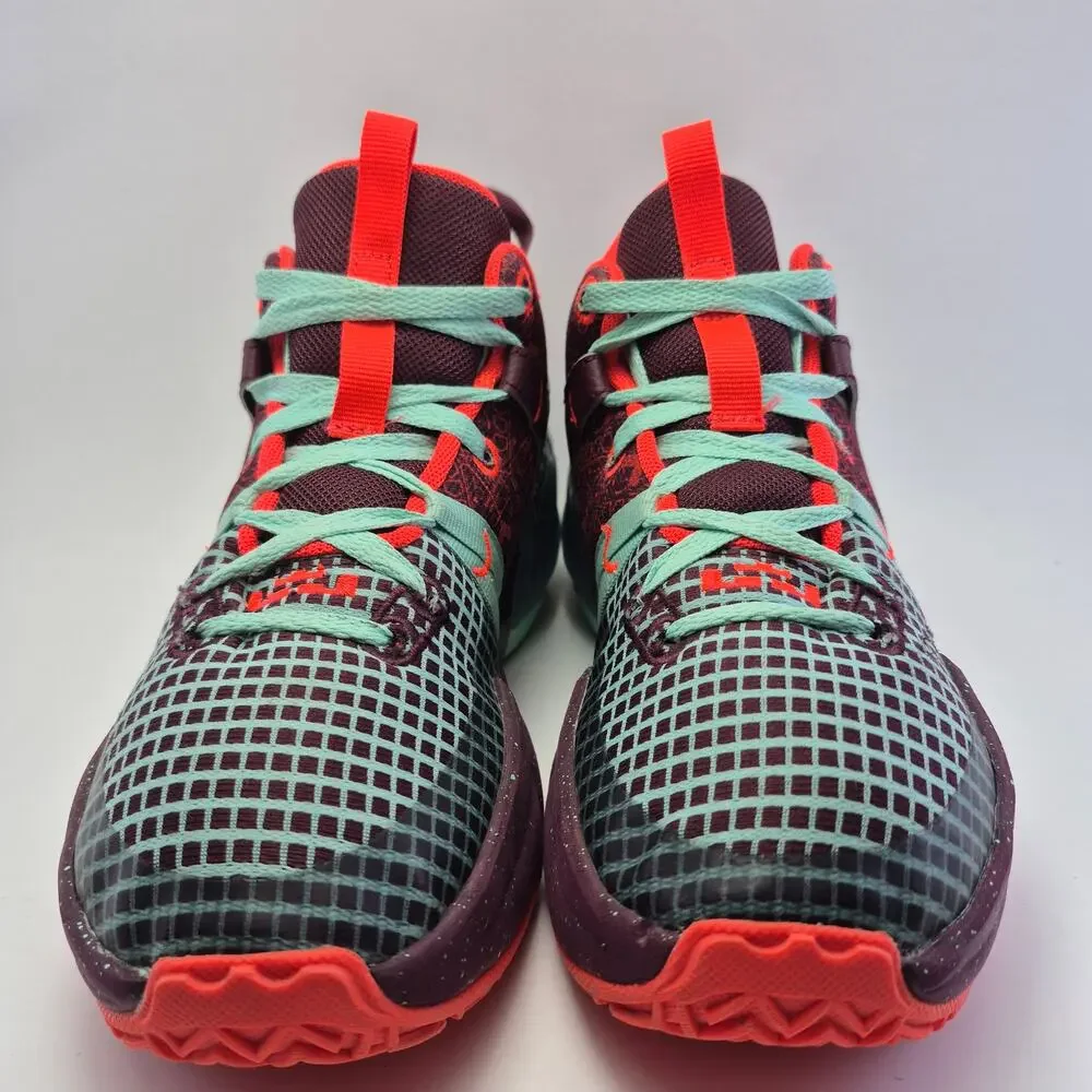 NIKE Lebron Witness 7 SE GS "Team Red Jade" Shoes Youth Size 5Y - Picture 4 of 12